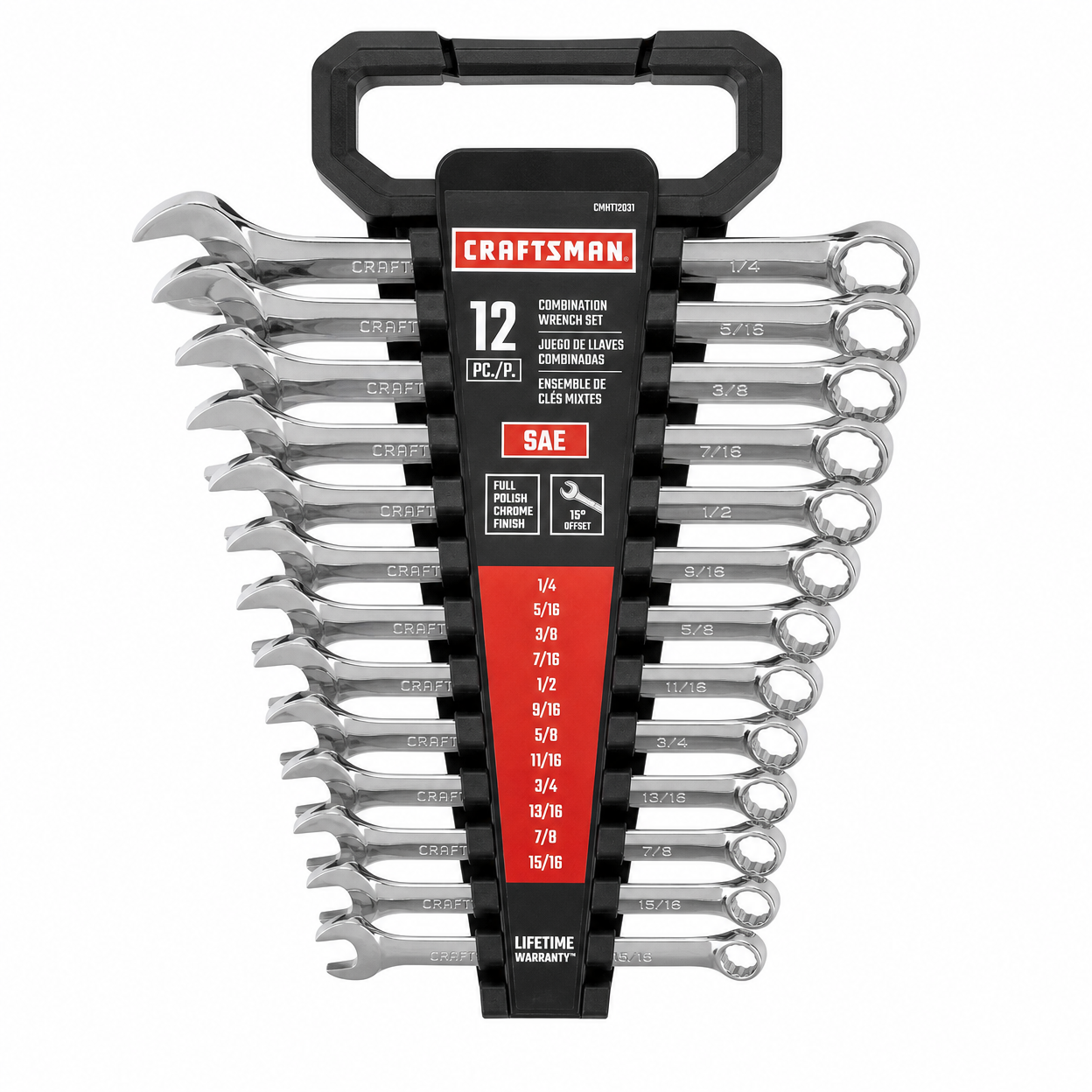 Craftsman 12-Piece Combination Wrench Set