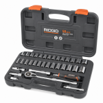 Ridgid 50-Piece Socket Set 1/4 and 3/8 Drive